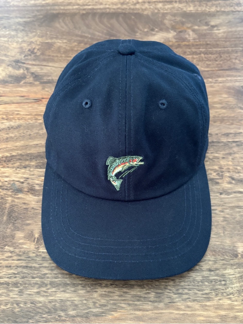 Filson Dry Tin Low-Profile Logger Cap with Embroidered Trout